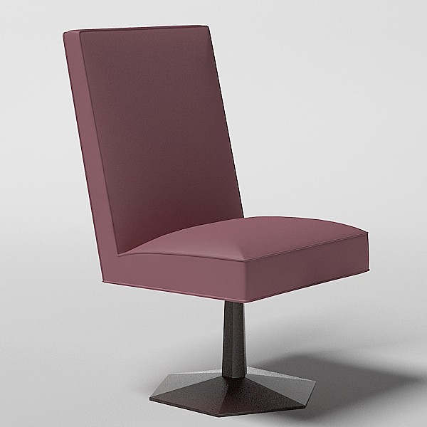 3d model driade leg caffe - driade one leg caffe stool chair by shop3ds